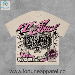 เสื้อยืดคอตตอน 100% คอวี แบรนด์ Fortune Apparel รุ่นปี 2021 ตัดเย็บตามสั่งสำหรับผู้ชาย ผ้า 220 กรัม ระบายอากาศได้ดีและเป็นมิตรกับสิ่งแวดล้อม - Product Image 3