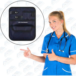 <b>Case</b> Bandage Scissors and Emergency Supplies Student and Nurse Use Dark Blue Nurse Organizer Bag Pouch for Accessories <b>Tool</b> - Product Image 2
