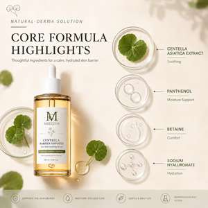 Suero Facial Coreano OEM para el Cuidado de la Piel, 100 ml, Natural, con Centella Asiática de Madagascar, Reparador, Antiacné, Calmante, para Piel Sensible - Product Image 2