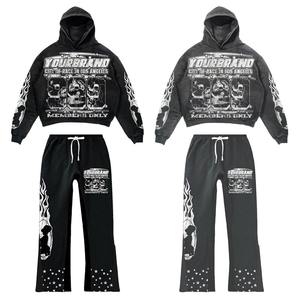 Conjuntos Deportivos de Algodón al Por Mayor, Diseño Moderno y Transpirable, Conjunto de 2 Piezas, Ligeros y de Primera Calidad con Capucha - Product Image 1