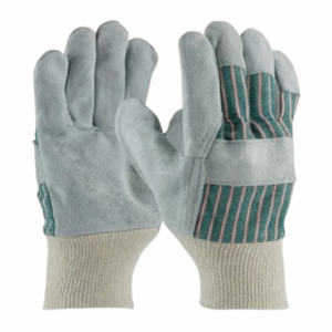 Gant de travail haute performance en cuir de vachette pleine fleur et tissu de coton pour le dos, avec logo personnalisable - Product Image 4