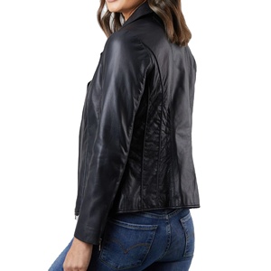 Quick Dry Anti-pilling Fashion Streetwear Collection Women Leather <b>Jacket</b> soft Material Comfortable Fabric Women Leather <b>Jacket</b> - Product Image 3