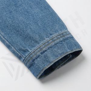 Vestes pour femmes Veste en jean Épaule tombante Veste en jean noir Manteaux pour femmes - Product Image 6