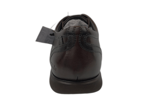 Zapatos Oxford de Cuero Genuino Marrón para Hombre, con Punta Redonda y Cordones, Suela de Goma, para Oficina, Carrera Profesional, Todas las Temporadas - Product Image 3