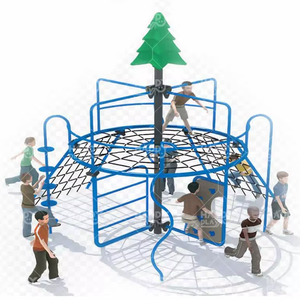 HP-OPRC 007 High-Strength Outdoor Play Structure with Structural Steel Frame and Climbing Features - Product Image 1