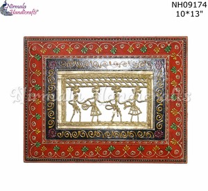 Nirmala Handicraft Wooden Warli <b>Frame</b> <b>Wall</b> Decor Home Decor <b>Wall</b> Decoration Handmade <b>Wall</b> <b>Frame</b> Handmade Decorative Showpiece - Product Image 2