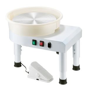 Tornio per Ceramica a 14 RPM con Velocità Regolabile, Pedale a Piede 60-300 e Base Sollevabile Staccabile - Macchina per Modellare la Ceramica - Product Image 3