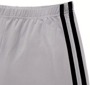 Ensemble 2 pièces hiver femme : Sweat à capuche court à manches longues et motif rayé, en tissu tricoté respirant, coupe ajustée, style décontracté et sportif - Product Image 5