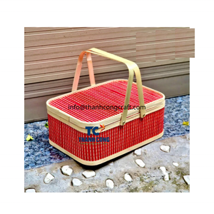 PANIER EN BAMBOU de premier choix pour l'exportation et PANIER TISSÉ EN BAMBOU populaire en stock avec une marge bénéficiaire élevée pour les distributeurs - Product Image 1