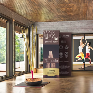 NAMASTE Organic Bamboo Wood Religious <b>Masala</b> Incense Sticks - Product Image 1