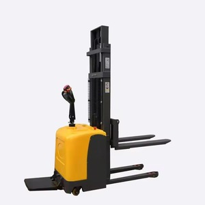 Apilador Eléctrico Moderno de Palets, 3300 LBS, Totalmente Eléctrico, Carretilla Elevadora de Operador a Pie, 78 Pulgadas de Alcance, Máquina de Manipulación y Almacenamiento de Alta Altura - Product Image 1