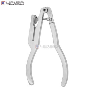 Poinçon de barrage en caoutchouc de qualité supérieure - Instrument d'isolement dentaire, orthodontique et endodontique en acier inoxydable ivoire - Product Image 4