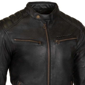 Fully Customized Custom Logo Men Motorbike Leather Jacket High Quality Quick Dry Genuine Leather Motorbike Jacket - Product Image 3