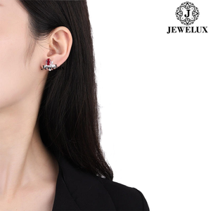 High Quality VVS Diamond <b>Stud</b> Earrings 925 Sterling <b>Silver</b> Gujarat Jewelux Brand IGI Certified for Parties Anniversaries - Product Image 2
