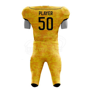 Ropa de práctica de impresión por sublimación Uniforme de fútbol americano Nuevo diseño Uniforme de fútbol americano - Product Image 2