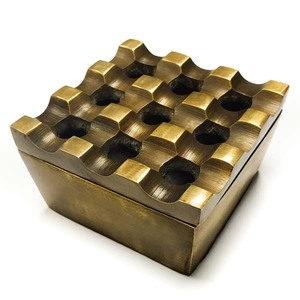 New Brass <b>Ashtray</b> Home Office Desktop <b>Ashtray</b> Customize Round <b>Ashtray</b> At Wholesale Cheap Factory Price - Product Image 2