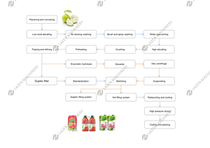 Mesin jus sepenuhnya enatural pembuat jus buah jambu buah pabrik mesin pengolahan jus langsung Standar Makanan - Product Image 5