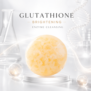 Jabón Facial de Glutatión y Enzimas en Barra, Aclarante y de Limpieza Profunda para Piel Seca y Mixta - Product Image 1