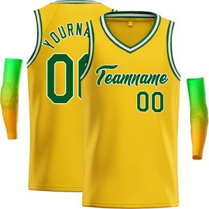 Pantalones Cortos de Baloncesto de Malla Sublimados Personalizados al por Mayor, Uniformes de Equipo Naranja y Verde, Ropa Deportiva Transpirable de Secado Rápido para Hombre - Product Image 4