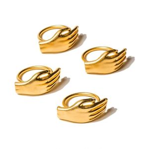 Artistic Pattern Aluminum Napkin Ring <b>for</b> Party <b>Table</b> Decor Enhancing <b>Dining</b> Experience Eco-Friendly Durable Creative Metal - Product Image 6