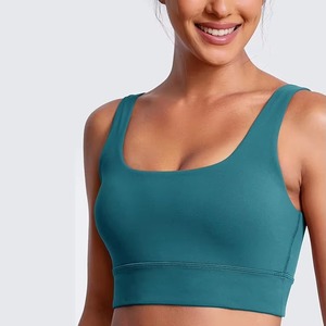 Pull On Sports <b>Bra</b> Women Medium Support <b>Removable</b> <b>Pads</b> Racerback Seamless Breathable Sports <b>Bra</b> - Product Image 1