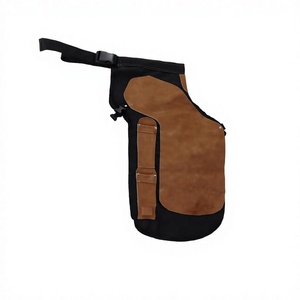 Leather Farrier <b>Chaps</b> Adjustable Horse Shoeing Apron Blacksmith Protection Gear for <b>Riding</b> Stable Work - Product Image 2