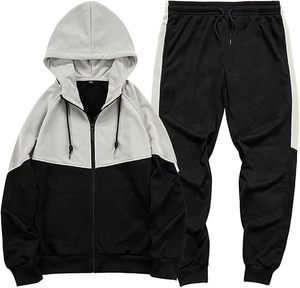 Ensemble de survêtement pour homme en polaire technique à fermeture éclair intégrale, personnalisé avec logo, respirant, séchage rapide, léger, avec sweat à capuche et imprimé tendance - Product Image 4