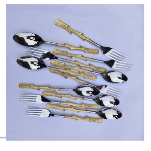 Juego de Cubiertos Personalizado de Diseño Moderno, Brillante y Pulido, Cubiertos Decorativos para la Mesa de Comedor en Bodas - Product Image 3