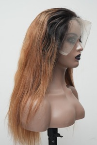 Premium Highlight Lace Frontal <b>Wig</b> Soft Human Hair, Natural Look - Product Image 3