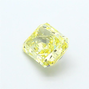 Diamant jaune vif cultivé en laboratoire, pierre précieuse non montée, idéal pour la création de bijoux de luxe, taille coussin, taille radiant, taille fantaisie, certifié CVD - Product Image 4