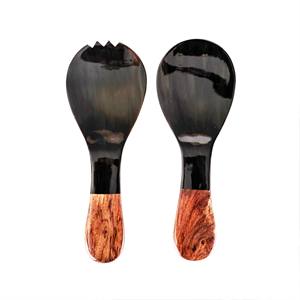 Artículo Más Vendido, Utensilios para Ensalada Modernos de 11 Pulgadas con Revestimiento de Resina, Aptos para Lavavajillas y Ecológicos, Hechos en India para el Hogar y la Cocina - Product Image 4