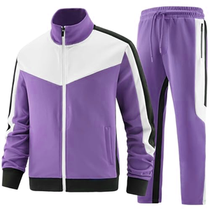 Traje Deportivo de Dos Piezas para Hombre con Cuello Alto y Cremallera, Duradero, Venta al por Mayor, Suministro del Fabricante - Product Image 6