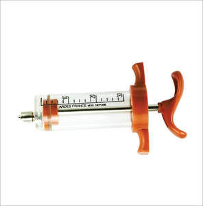 Jeringa Veterinaria Manual de Acero Inoxidable Reutilizable de Alta Calidad CHC TPX BD con Certificación CE y Función de Seguridad para Vacunas Equinas - Product Image 6