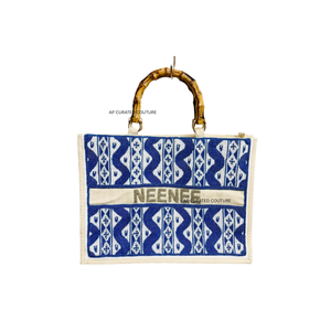 Sacs fourre-tout ornés de strass en cristal avec des motifs personnalisés, présentant les dernières tendances en matière de sacs à main pour femmes et des perles tendance. - Product Image 3