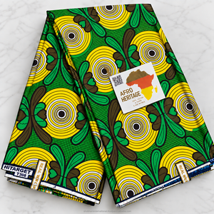 Ankara Wax Printed Cotton Fabric African Fashion Textile for Traditional <b>Dresses</b> Clothing Sewing and DIY - Product Image 4