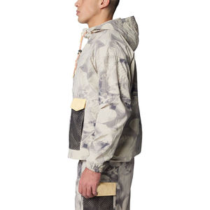 Custom <b>Men's</b> Floral <b>Camo</b> Half Zip Anorak Hooded <b>Jacket</b> Lightweight Breathable Outdoor Windbreaker Pullover Utility Streetwear - Product Image 2