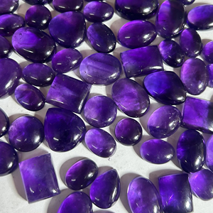 Piedra Preciosa de Amatista Africana Natural, Calidad AAA, Color Púrpura, Corte Cabochón, Venta al Por Mayor para Fabricación de Joyería - Product Image 1
