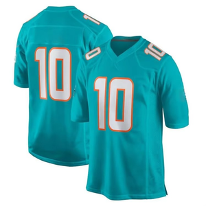 Maillot de football américain de haute qualité en maille polyester, logo personnalisé, nom de l'équipe, numéro, maillot de sport unisexe pour équipes de football et clubs - Product Image 2