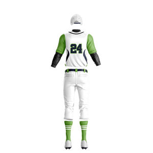 Uniforme de baseball à manches courtes personnalisé de haute qualité, nouveau modèle 2026, créez votre propre uniforme pour équipe sportive - Product Image 2