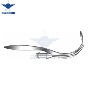 Retractor Deaver de 21.5 cm (8½ Pulgadas) de Ancho, 22 mm, con Iluminación de Fibra Óptica, Retractor Quirúrgico Reutilizable de Acero Inoxidable - Product Image 4