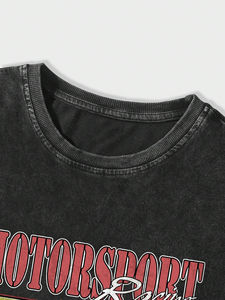 T-shirt uni en coton 100% de haute qualité, surdimensionné, épais, impression graphique personnalisée, t-shirt lourd pour homme, unisexe - Product Image 4