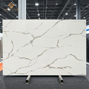 NV881 Encantador Moderno Estéticamente Agradable Hospitalidad Ingeniería Hotel Piedra de cuarzo artificial Cocina Losa de sobremesa - Product Image 1