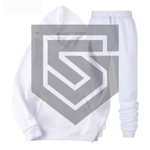 Vêtements de sport décontractés pour hommes XS-XL pull à capuche pantalon deux pièces ensemble sweats légers avec motif solide et imprimé - Product Image 4