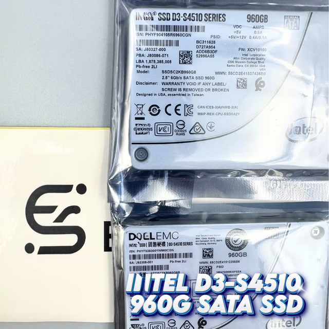 Used SSD Hard Disk 2.5INCH 2.5" D3 S4510 960 GB 2.5" Internal Solid State Drive SATA SSD Hard Drive 1T Server Desktop Laptop