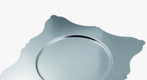 Assiette de Présentation Décorative de Mariage en Argent Poli Miroir de Qualité Supérieure, Design Tendance et Classique, Élégance Raffinée, Idéal pour l'Exportation - Product Image 5