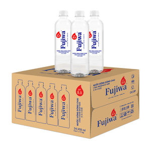 B2B Supply Fujiwa PH 8 450ml VIETNAM 24 Bottles/Carton Purified Water Alkaline <strong>Minerals</strong> 450ml Purified Water Carton - Product Image 4