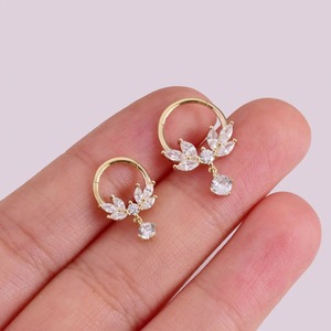 White Marquis Shape Moissanite Diamond Earring 925 Sterling <b>Silver</b> <b>Stud</b> Earring & Other Diamond Jewelry - Product Image 1