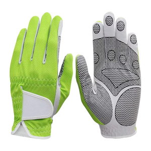 Vente flash - Gants de golf unisexes de qualité supérieure en cuir véritable Cabretta, antidérapants, fermeture à enfiler, logo personnalisé, haute qualité, main gauche et droite - Product Image 1