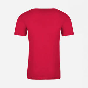 Camiseta de Cuello Redondo de Manga Corta CVC Premium Unisex N6210 de Next Level Apparel, Camiseta Roja para Mujer - Product Image 4