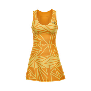 Falda de Tenis Personalizada para Mujer, con Logotipo Frontal Impreso por Transferencia Térmica, de Poliéster/Spandex/Nailon, Secado Rápido, Transpirable, Uniforme para Yoga y Fitness - Product Image 1